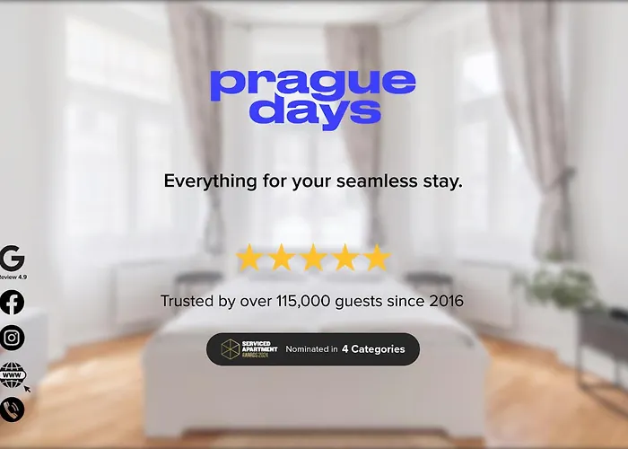 Days - Near Vysehrad With Netflix And 250mbs Wifi In Nusle Praga